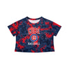 Chicago Cubs MLB Womens To Tie-Dye For Crop Top