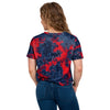 Chicago Cubs MLB Womens To Tie-Dye For Crop Top
