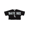 Chicago White Sox MLB Womens Distressed Wordmark Crop Top