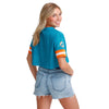 Miami Dolphins NFL Womens Gameday Mesh Crop Top