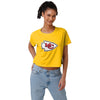 Kansas City Chiefs NFL Womens Alternate Team Color Crop Top