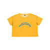 Los Angeles Chargers NFL Womens Alternate Team Color Crop Top