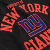 New York Giants NFL Womens Cropped Team Crewneck