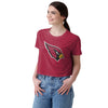 Arizona Cardinals NFL Womens Solid Big Logo Crop Top