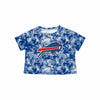 Buffalo Bills NFL Womens Tie-Dye Big Logo Crop Top