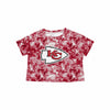 Kansas City Chiefs NFL Womens Tie-Dye Big Logo Crop Top