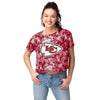 Kansas City Chiefs NFL Womens Tie-Dye Big Logo Crop Top
