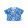 Los Angeles Chargers NFL Womens Tie-Dye Big Logo Crop Top