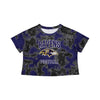 Baltimore Ravens NFL Womens To Tie-Dye For Crop Top