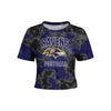 Baltimore Ravens NFL Womens To Tie-Dye For Crop Top