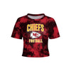 Kansas City Chiefs NFL Womens To Tie-Dye For Crop Top