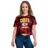 Kansas City Chiefs NFL Womens To Tie-Dye For Crop Top