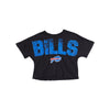 Buffalo Bills NFL Womens Distressed Wordmark Crop Top