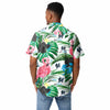 Miami Marlins MLB Mens Flamingo Button Up Shirt