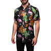 Baltimore Orioles MLB Mens Floral Button Up Shirt