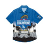 Los Angeles Dodgers MLB 2020 World Series Champions Floral Button Up Shirt