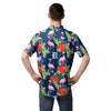 Detroit Tigers MLB Mens Floral Button Up Shirt