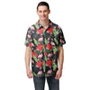 Miami Marlins MLB Mens Floral Button Up Shirt