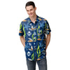 Tampa Bay Rays MLB Mens Floral Button Up Shirt