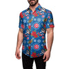 Chicago Cubs MLB Mens Mistletoe Button Up Shirt