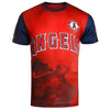 Los Angeles Angels M. Trout #27 MLB Watermark Player Tee T-Shirt