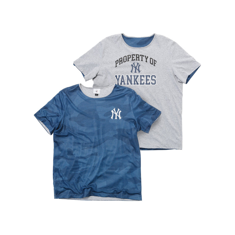 New York Yankees MLB Mens Reversible Mesh Matchup T-Shirt