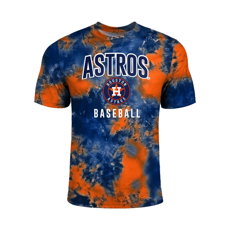 MLB Size S Orange HOUSTON ASTROS Baseball SHIRT Texas Short Sleeve