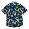 New York Yankees MLB Mens Victory Vacay Button Up Shirt