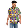 Los Angeles Lakers NBA Mens Floral Button Up Shirt