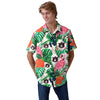 Auburn Tigers NCAA Mens Flamingo Button Up Shirt