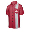 Alabama Crimson Tide NCAA Mens Bowling Stripe Button Up Shirt