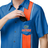 Florida Gators NCAA Mens Bowling Stripe Button Up Shirt
