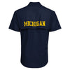 Michigan Wolverines NCAA Mens Gone Fishing Shirt
