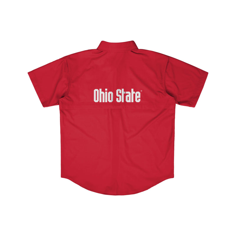 FOCO Ohio State Buckeyes Gone Fishing Shirt, Mens Size: M