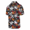 Iowa State Cyclones NCAA Mens Black Floral Button Up Shirt