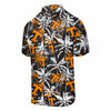 Tennessee Volunteers NCAA Mens Black Floral Button Up Shirt