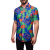 Boise State Broncos NCAA Mens Floral Button Up Shirt