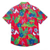 Fresno State Bulldogs NCAA Mens Floral Button Up Shirt