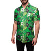 Marshall Thundering Herd NCAA Mens Floral Button Up Shirt