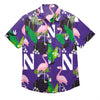 Northwestern Wildcats NCAA Mens Floral Button Up Shirt