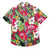 Ohio State Buckeyes NCAA Mens Floral Button Up Shirt