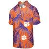 Clemson Tigers NCAA Mens Hawaiian Button Up Shirt