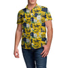 Michigan Wolverines NCAA Mens City Style Button Up Shirt