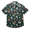 Michigan State Spartans NCAA Mens Christmas Explosion Button Up Shirt