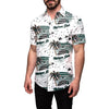 Michigan State Spartans NCAA Mens Winter Tropical Button Up Shirt