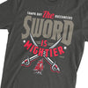 Tampa Bay Buccaneers NFL Sword Is Mightier T-Shirt
