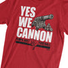 Tampa Bay Buccaneers NFL Mens Yes We Cannon T-Shirt