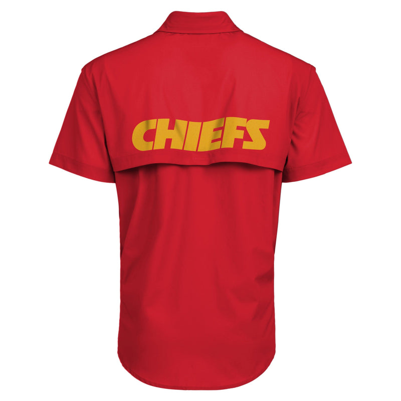 Kansas City Chiefs NFL Mens Gone Fishing Shirt