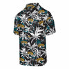 Jacksonville Jaguars NFL Mens Black Floral Button Up Shirt