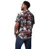 San Francisco 49ers NFL Mens Black Floral Button Up Shirt
